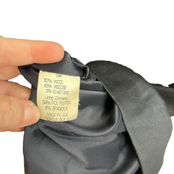 Theory Sleeveless Fitted Wool Blend Sheath Dress - Picture 7 of 8